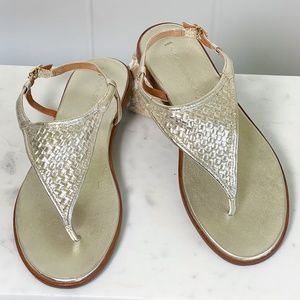 VIA SPIGA - METTALIC SANDALS
